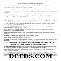 Livingston County Partial Unconditional Lien Waiver Form Page 1