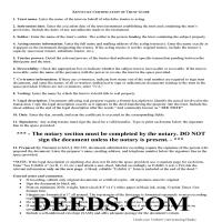 Certificate of Trust Guide Page 1