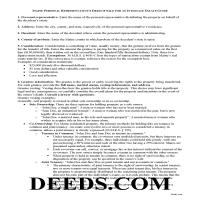 York County Personal Representative Deed of Sale Guide Page 1