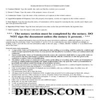 Form 22 notice of termination Form 22 notice of termination