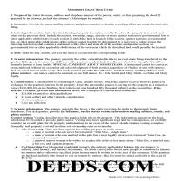 Yazoo County Grant Deed Guide Page 1