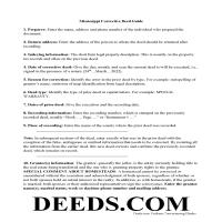 Pontotoc County Correction Deed Guide Page 1