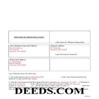 Saint Louis County Completed Example of the Lien Release Document Page 1