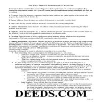 Union County Personal Representative Deed Guide Page 1