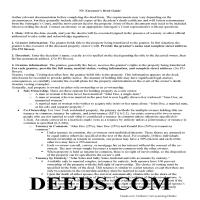 Seneca County Executor Deed Guide Page 1