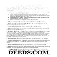 Dutchess County Disclaimer of Interest Guide Page 1