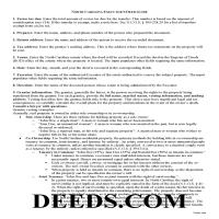 Camden County Executor Deed Guide Page 1