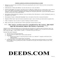 Alamance County Notice of Subcontract Guide Page 1