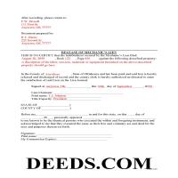 Kingfisher County Completed Example of the Release of Mechanic Lien Document Page 1