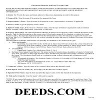 Request for Waiver of Lien Guide Page 1