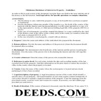 Woods County Disclaimer of Interest Guide Page 1
