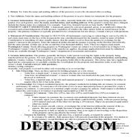 Warranty Deed Guide Page 1