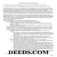Lake County Special Warranty Deed Guide Page 1