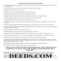 Adams County Notice of Commencement Guide Page 1