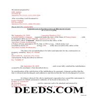 Adams County Completed Example of the Satisfaction of Lien Document Page 1