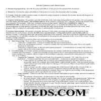 Marion County Gift Deed Guide Page 1