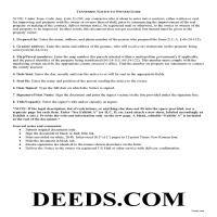 Henderson County Notice to Owner Guide Page 1