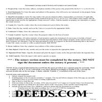 Montgomery County Contractor Notice of All Liens Paid Guide Page 1