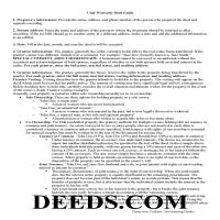 Juab County Warranty Deed Guide Page 1
