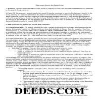 Pierce County Quit Claim Deed Guide Page 1