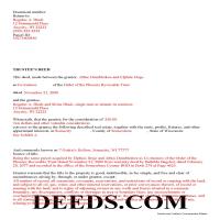 Vilas County Completed Example of the Trustee Deed Document Page 1