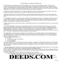 Maui County Special Warranty Deed Guide Page 1