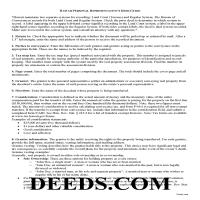 Hawaii County Personal Representative Deed Guide Page 1