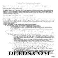 Clearwater County Personal Representative Deed Guide Page 1