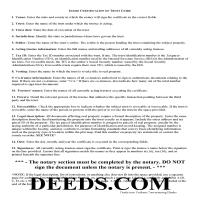 Lincoln County Certificate of Trust Guide Page 1