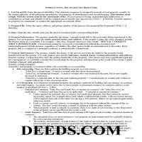 Sussex County Gift Deed Guide Page 1