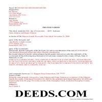 Kent County Completed Example of the Trustee Deed Document Page 1