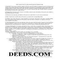New Castle County Trustee Deed Guide Page 1