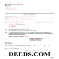 Kent County Completed Example of the Contractor Certification of Payment Document Page 1