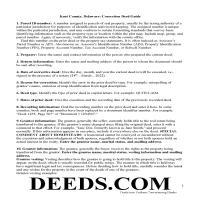 Kent County Correction Deed Guide Page 1