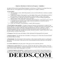Kent County Disclaimer of Interest Guide Page 1