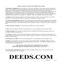 York County Notice of Death Affidavit Guide Page 1