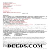 Mcleod County Completed Example of the Mortgage Document Page 1