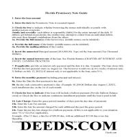 Lake County Promissory Note Guidelines Page 1