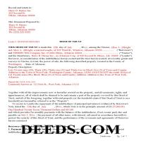 Completed Example of the Trust Deed Document Page 1
