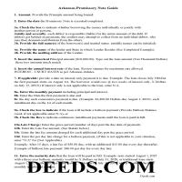 Promissory Note Guidelines Page 1