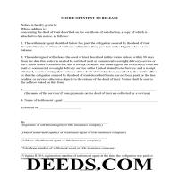 Franklin County Notice of Intent to Release Form Page 1