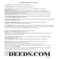 Terrell County Promissory Note Guidelines Page 1