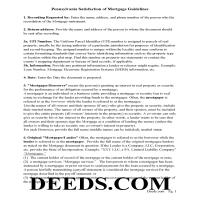 Lancaster County Satisfaction of Mortgage Guidelines Page 1