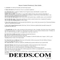 Sussex County Promissory Note Guidelines Page 1