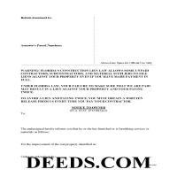 Brevard County Notice to Owner Form Page 1