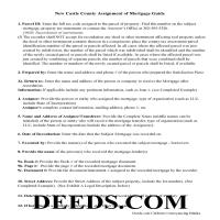 New Castle County Assignment of Mortgage Guidelines Page 1