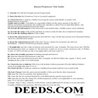 Wallace County Promissory Note Guidelines Page 1