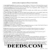 Halifax County Guidelines for Assignment of Deed of Trust Page 1