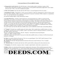 Clear Creek County Deed of Trust Guidelines Page 1