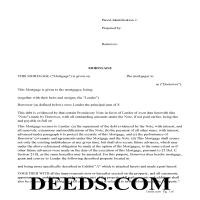 Kent County Mortgage Form Secured Page 1